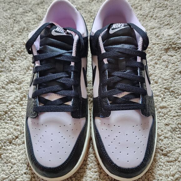 Nike Dunk Low Black Platinum Violet Croc Brand New Sz 8.5 - Picture 4 of 9